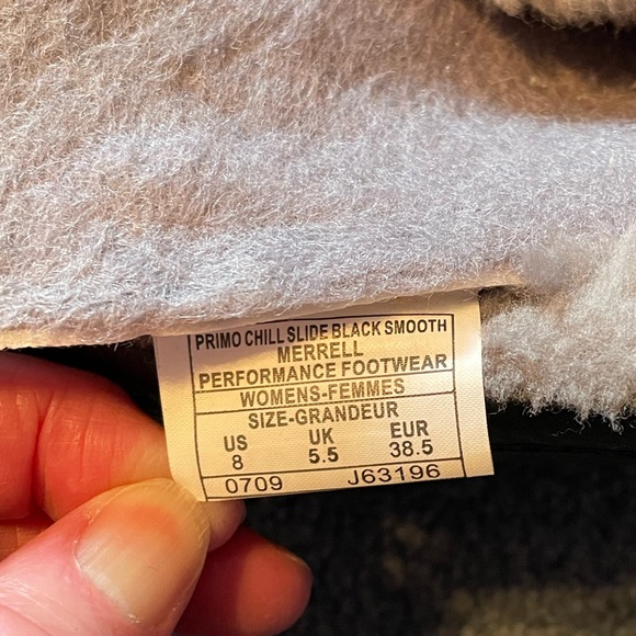 Merrell Encore Ice. Black leather. Size 8 - Picture 5 of 6